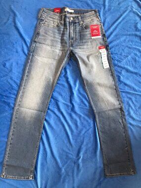 Levi Strauss Signature Mens (Size 30W 32L) Slim Straight Jeans
